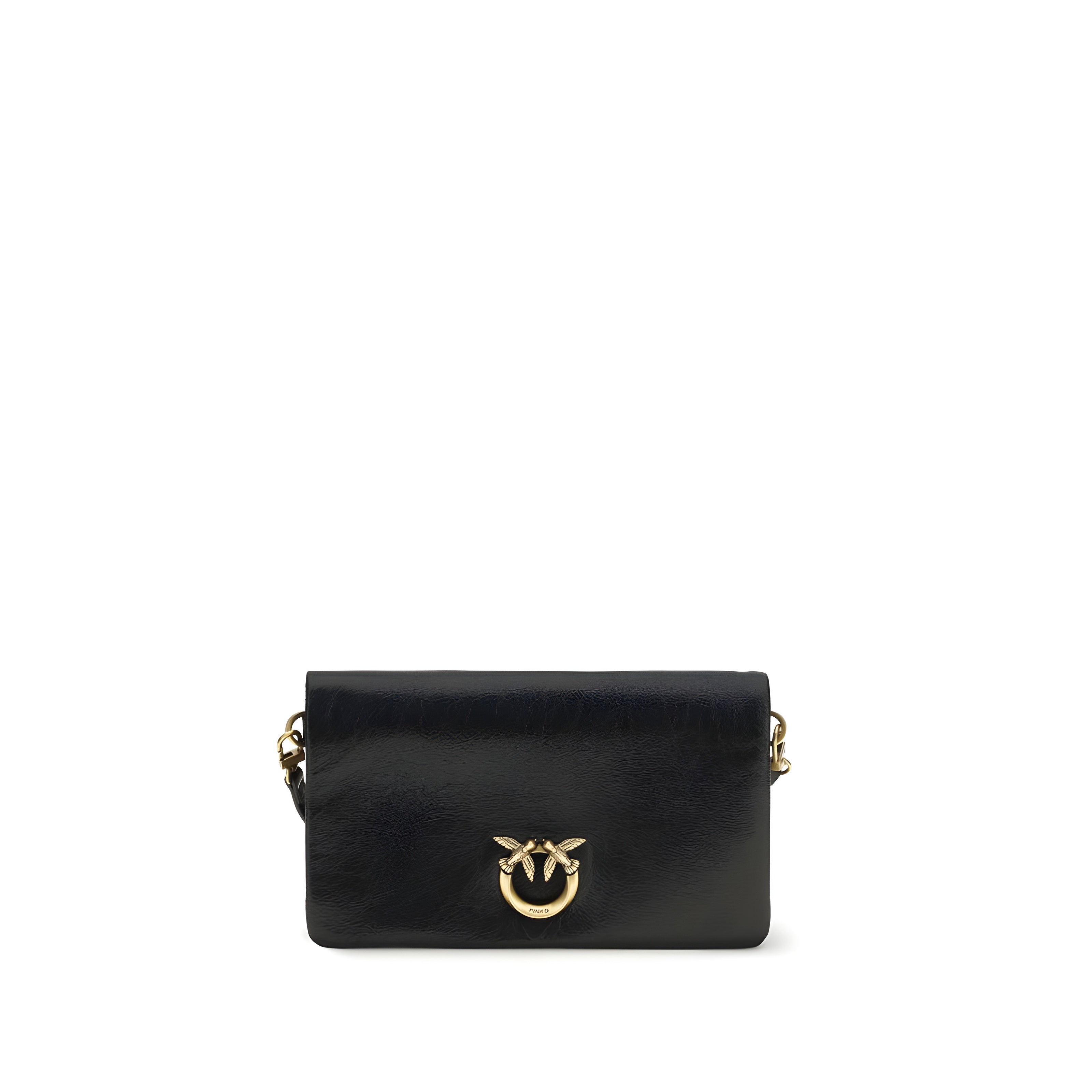 PINKO Black Love Click Soft Mini Shoulder Bag