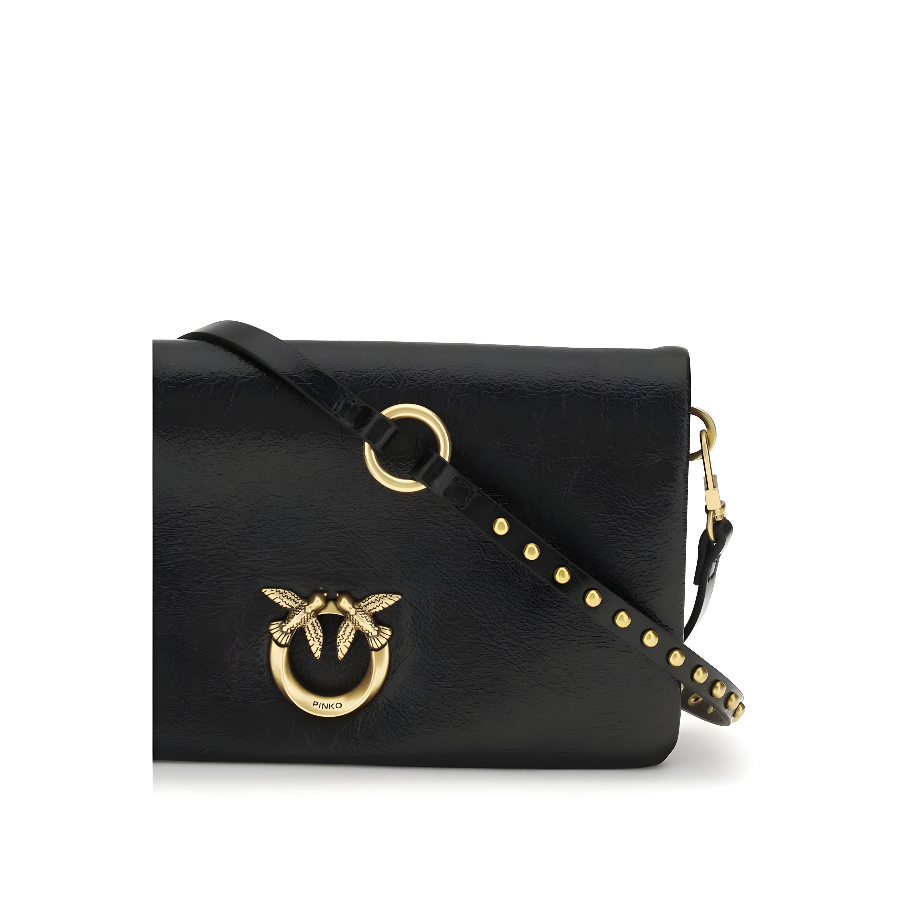 PINKO Black Love Click Soft Mini Shoulder Bag