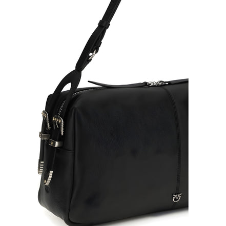 PINKO Black Keeper Large Shoulder Bag