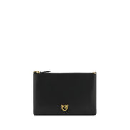 PINKO Black Compact Zip Shoulder Bag