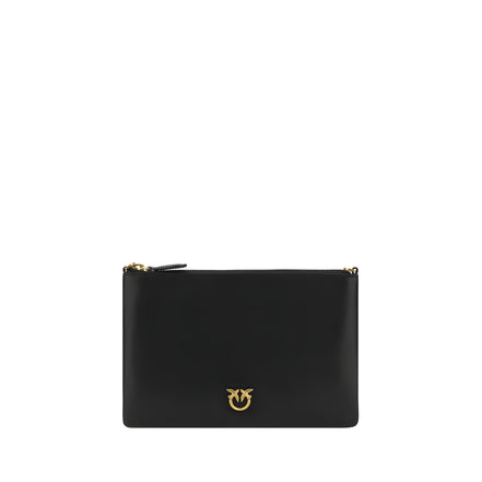 PINKO Black Compact Zip Shoulder Bag