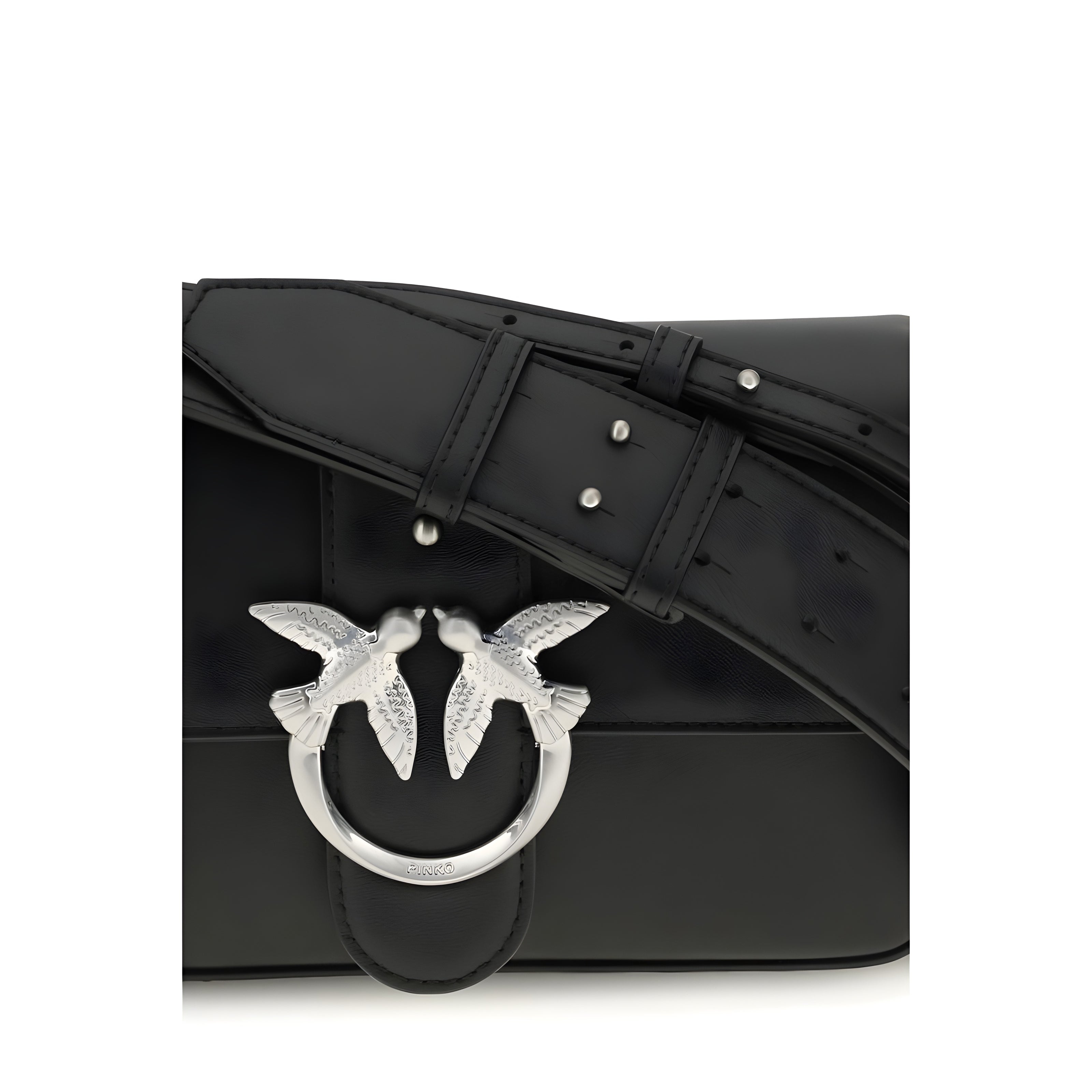 Geantă de umăr mini PINKO Black Love