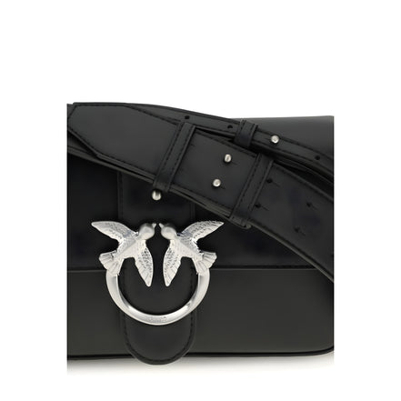Geantă de umăr mini PINKO Black Love