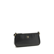 PINKO Black Half Moon Shoulder Bag