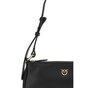 PINKO Black Half Moon Shoulder Bag