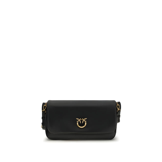 Geantă de umăr PINKO Black Baguette moale