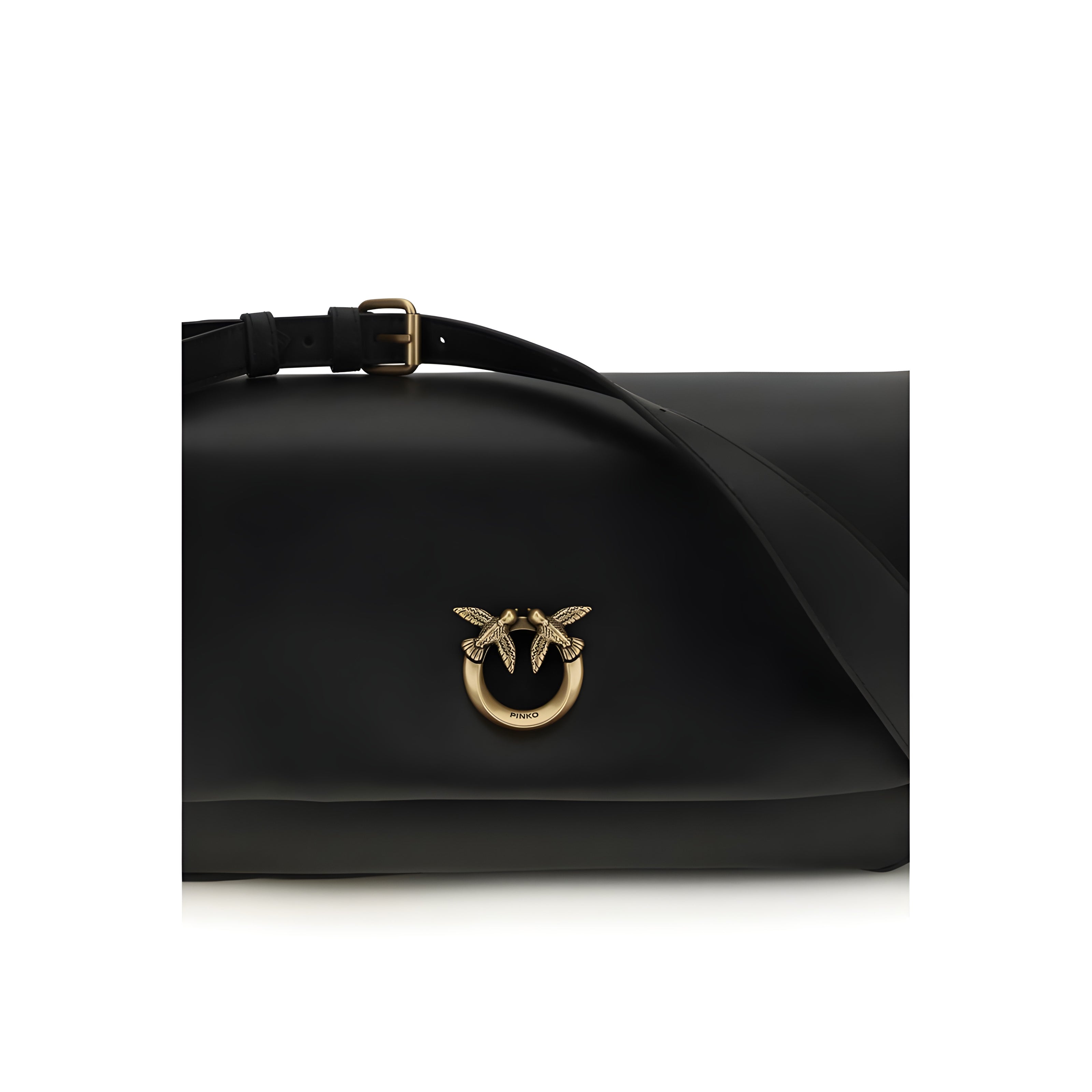 Geantă de umăr PINKO Black Baguette moale