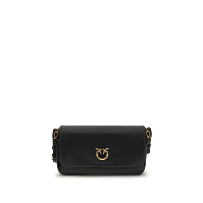 Geantă de umăr PINKO Black Baguette moale