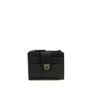 Portofel negru cu logo PINKO