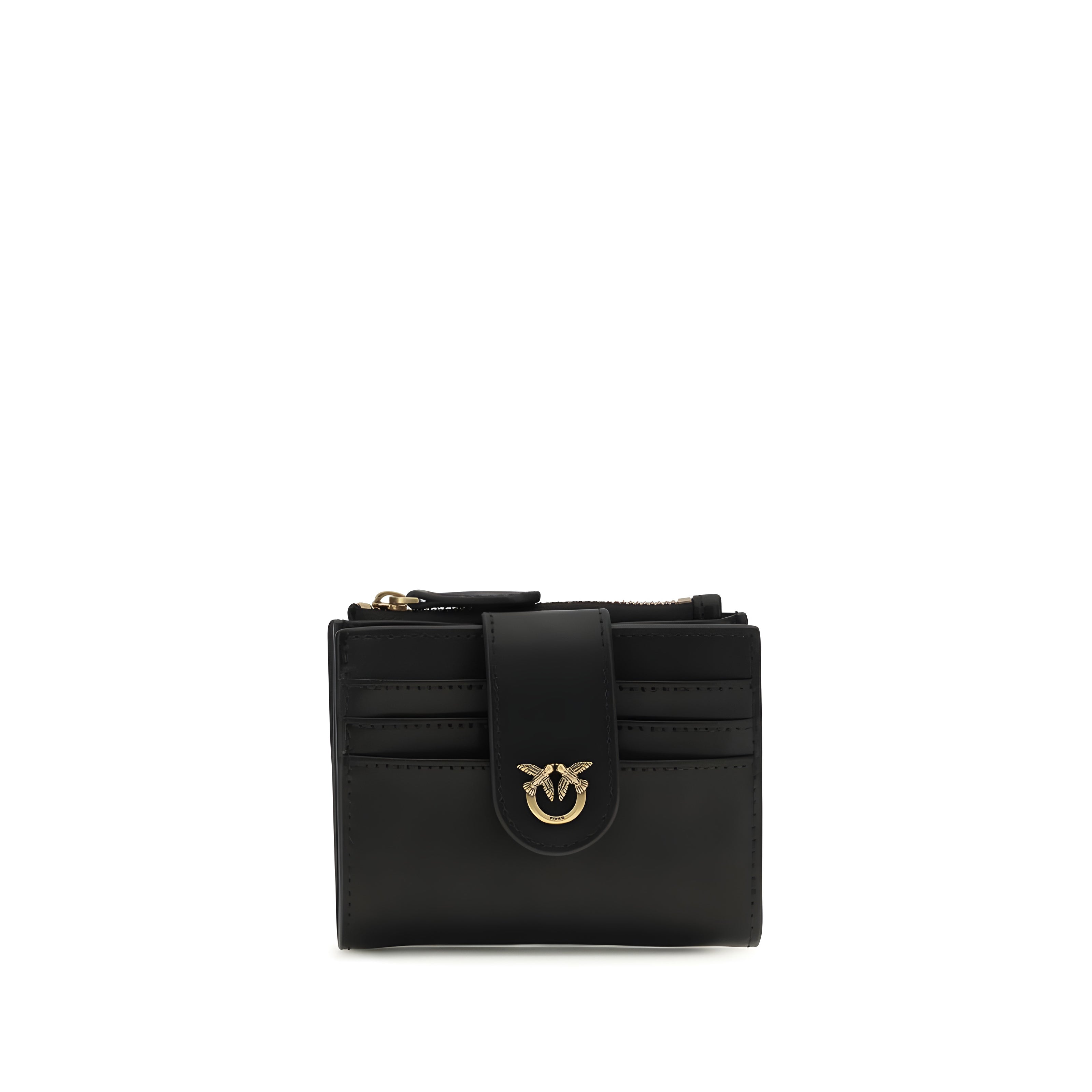 Portofel negru cu logo PINKO