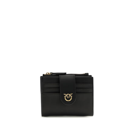 Portofel negru cu logo PINKO