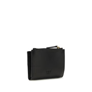 Portofel negru cu logo PINKO