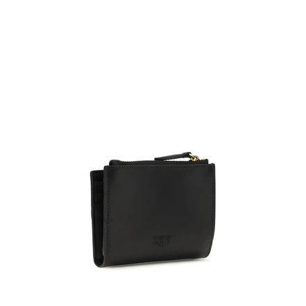 Portofel negru cu logo PINKO