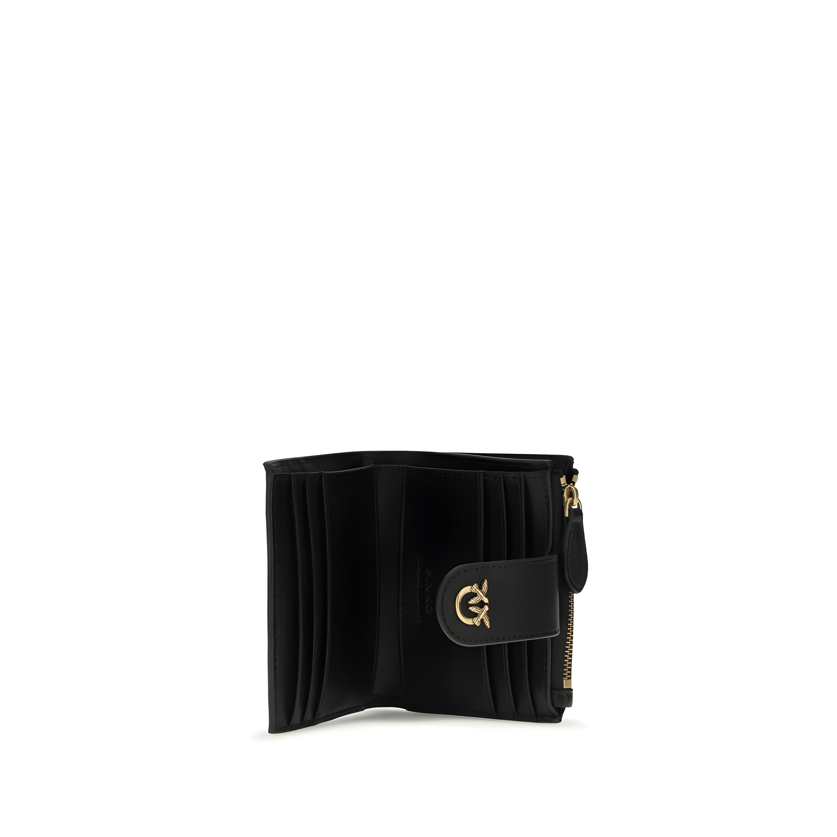 Portofel negru cu logo PINKO