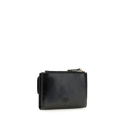 PINKO Black Logo Snap Wallet