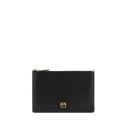 PINKO Black Compact Zip Shoulder Bag