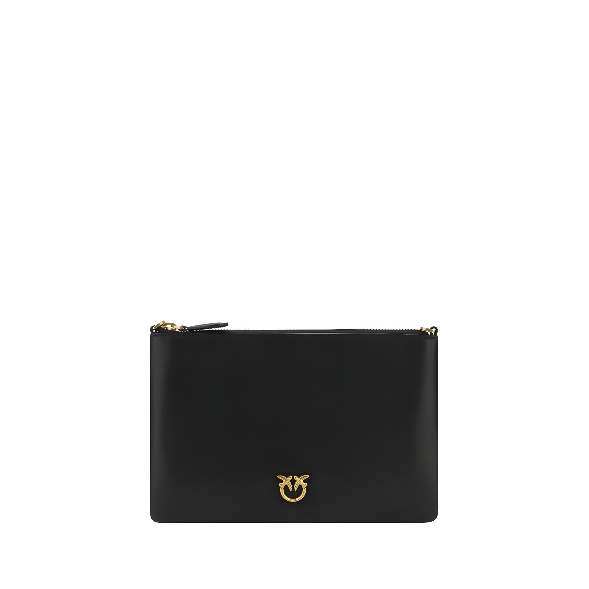 PINKO Black Compact Zip Shoulder Bag