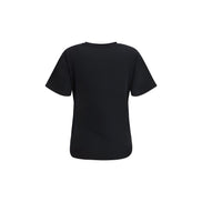 PINKO Black Mary Drape T-Shirt