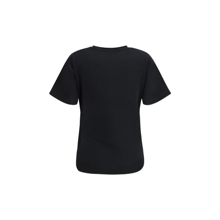 PINKO Black Mary Drape T-Shirt