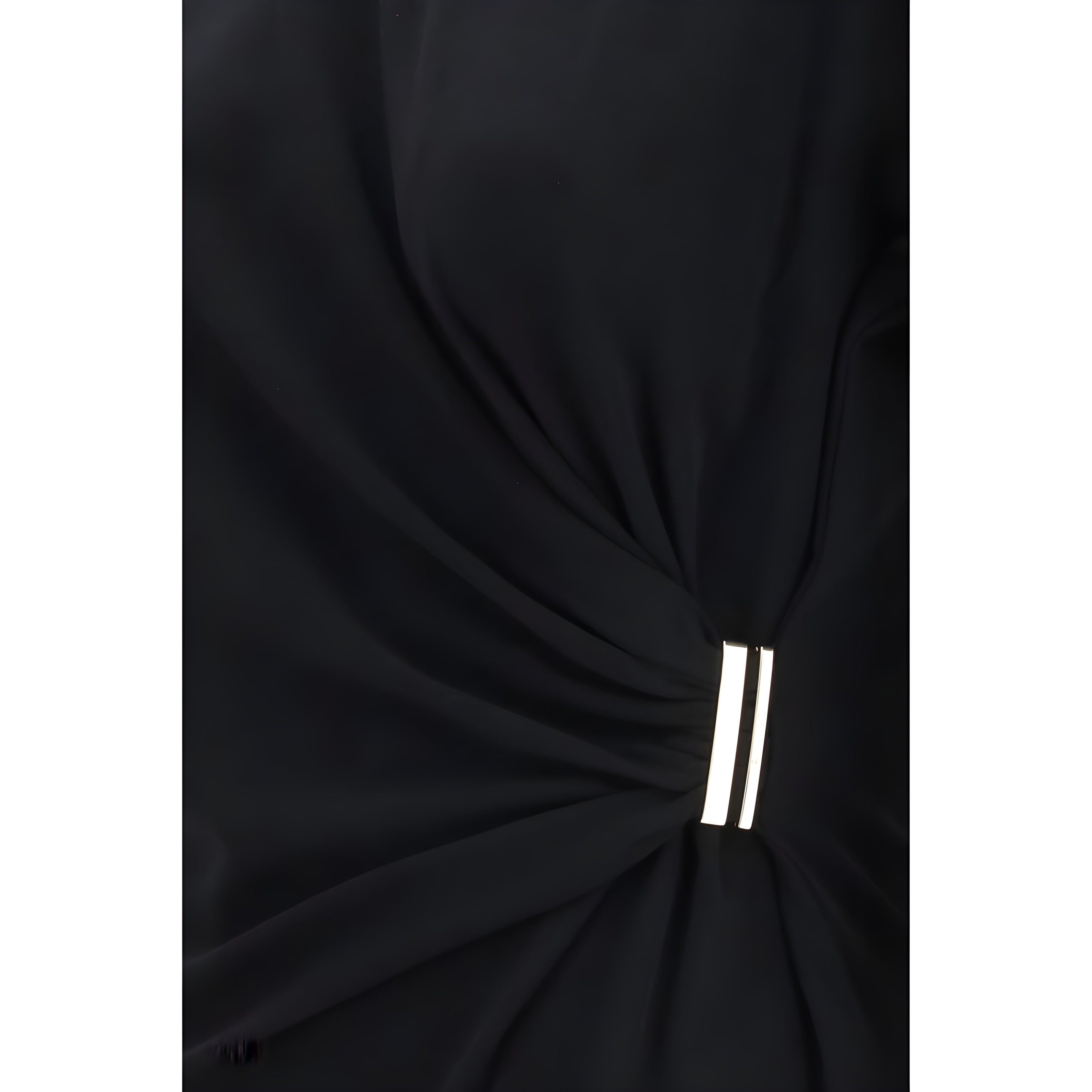 PINKO Black Mary Drape T-Shirt