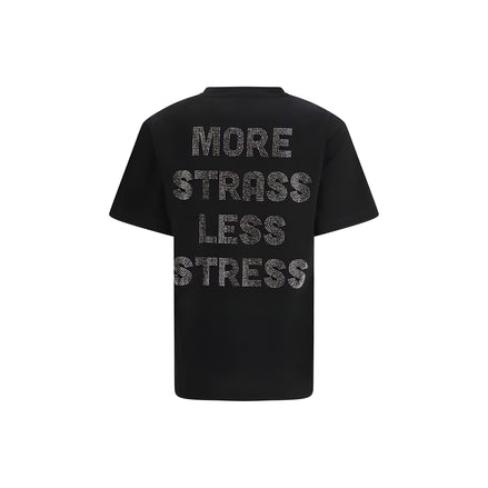 PINKO Black Rhinestone T-Shirt