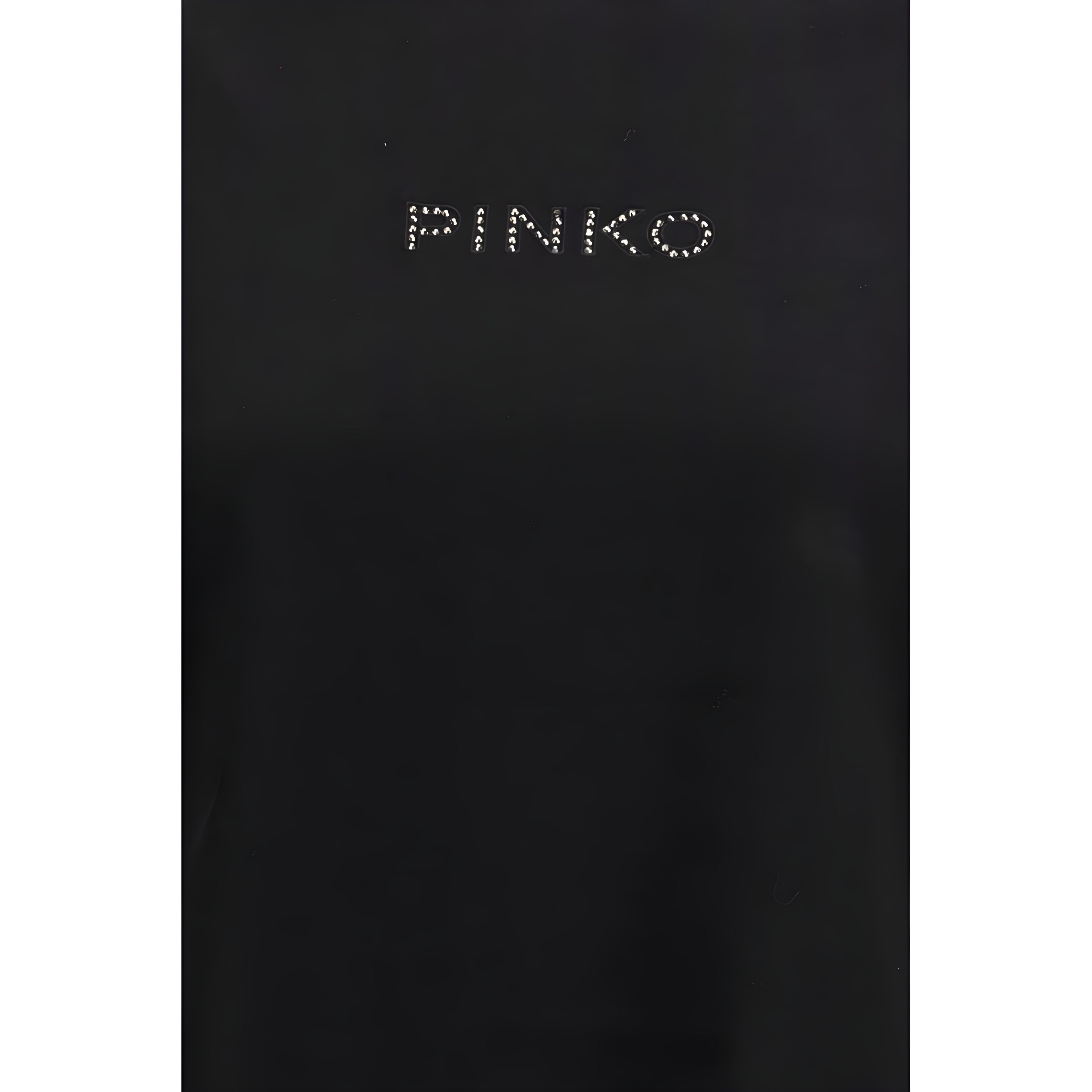 PINKO Black Rhinestone T-Shirt