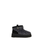 PINKO Ghete Negre din Material Textil