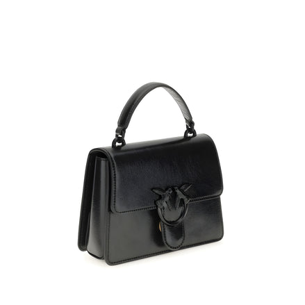 PINKO Black Love One Top Mini Handbag