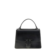 PINKO Black Love One Handbag