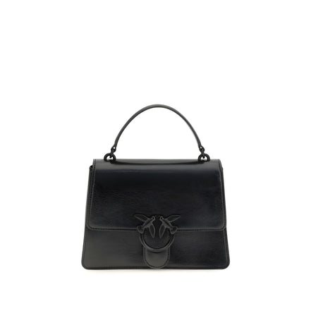 PINKO Black Love One Handbag
