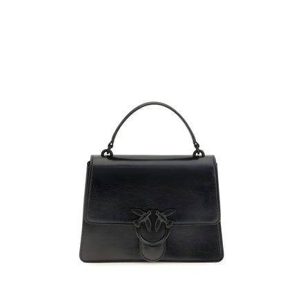 PINKO Black Love One Handbag
