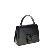 PINKO Black Love One Handbag