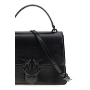 PINKO Black Love One Handbag