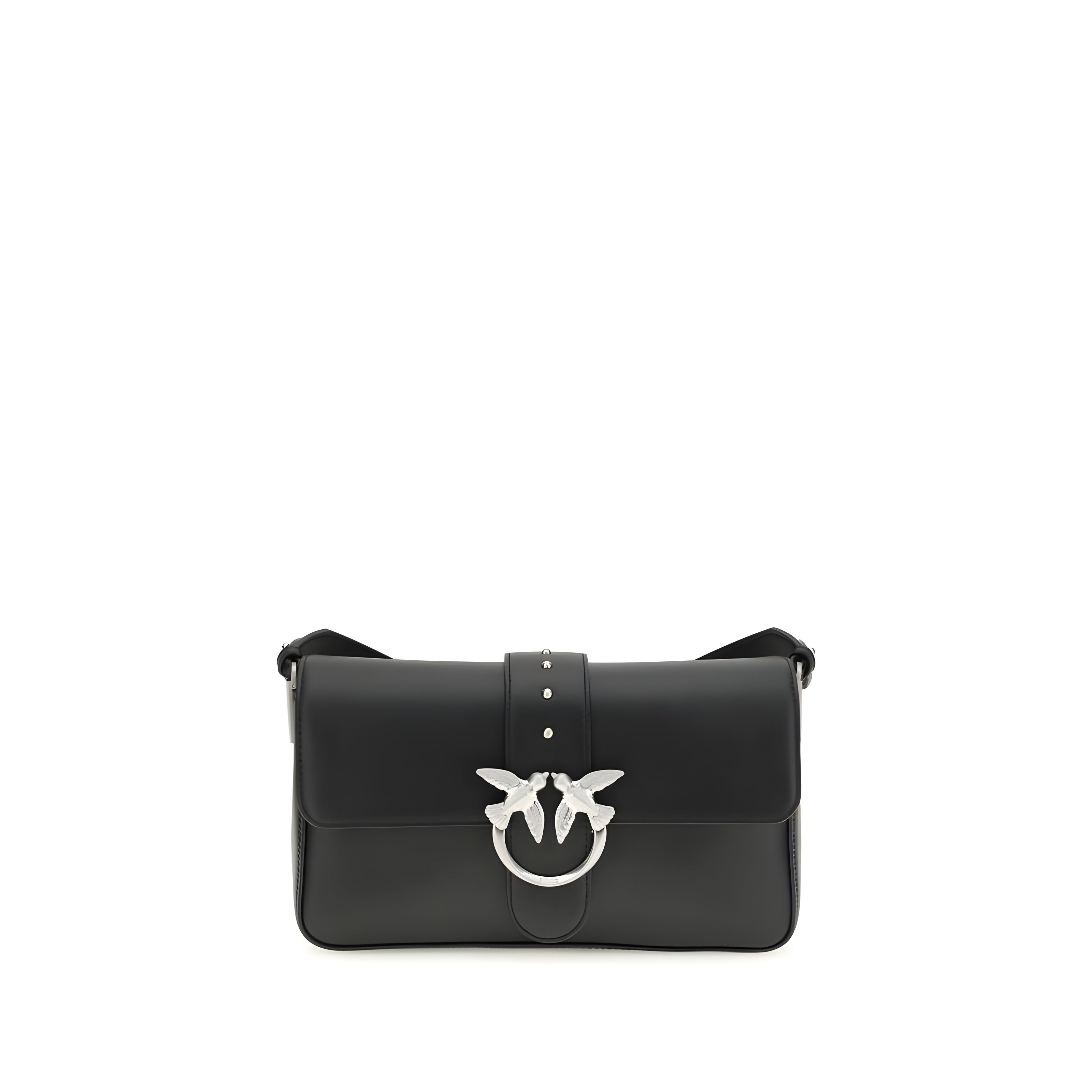 PINKO Black Love One Shoulder Bag