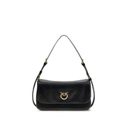 PINKO Black Love Click Soft Horizontal Shoulder Bag