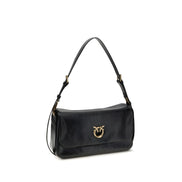 PINKO Black Love Click Soft Horizontal Shoulder Bag