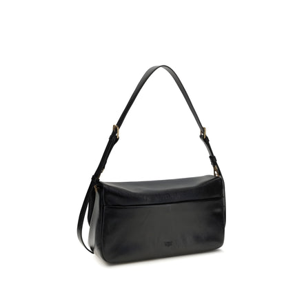 PINKO Black Love Click Soft Horizontal Shoulder Bag