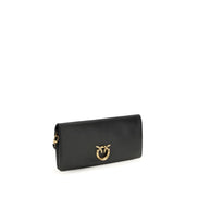 Plic PINKO negru din piele Love Medium