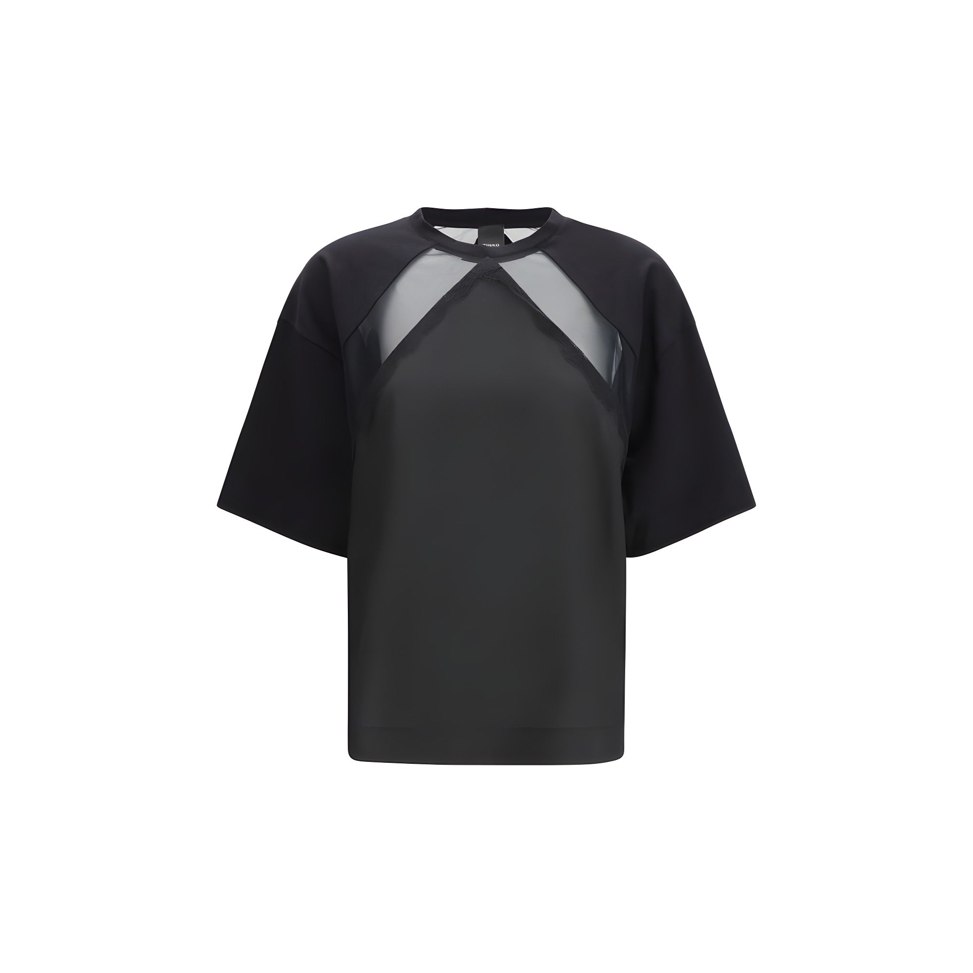 Tricou PINKO negru din dantelă Stephanie
