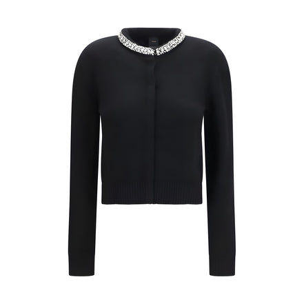 PINKO Cardigan Negru din Lână
