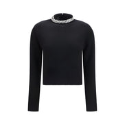 PINKO Black Wool Oves Aries Sweatshirt