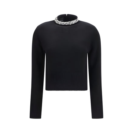 PINKO Black Wool Sweatshirt