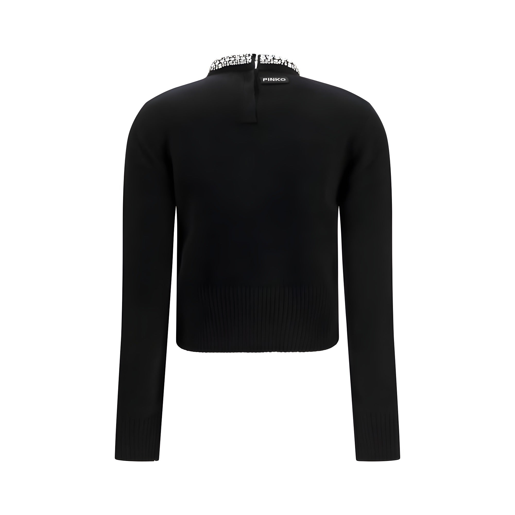 PINKO Black Wool Oves Aries Sweatshirt