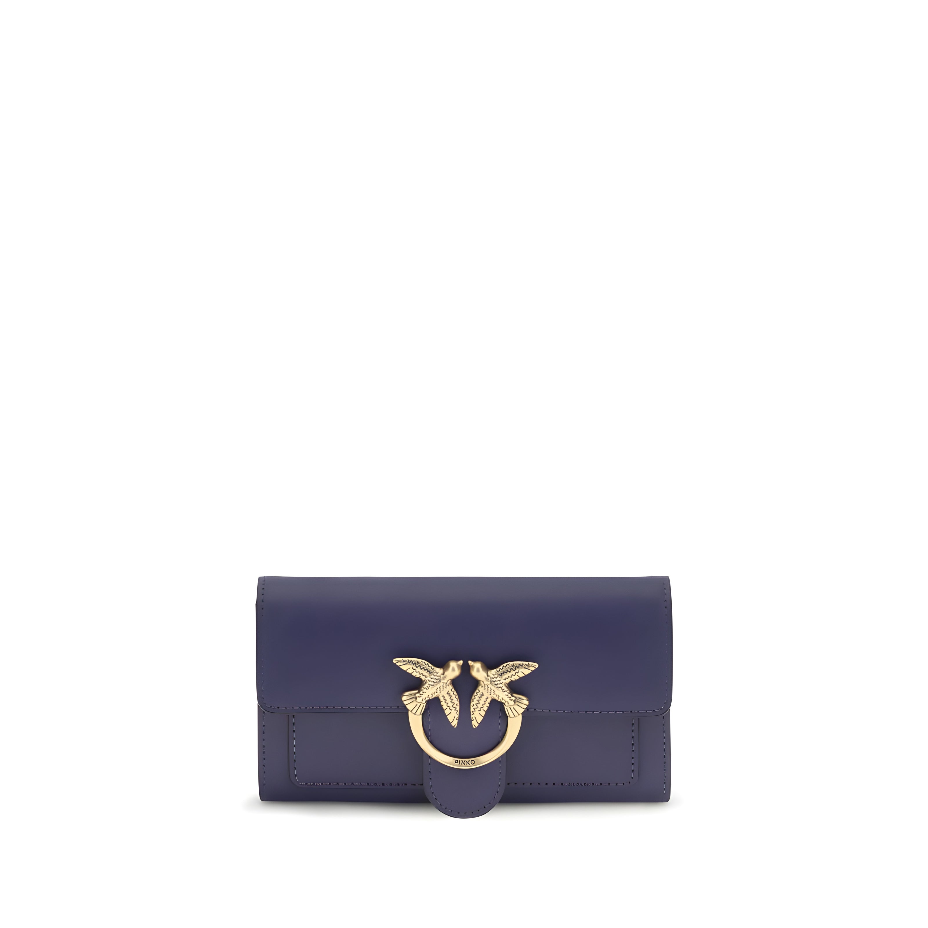 PINKO Blue Love One Chain Wallet