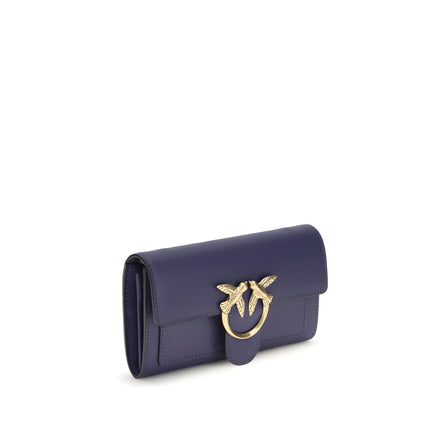 PINKO Blue Love One Chain Wallet