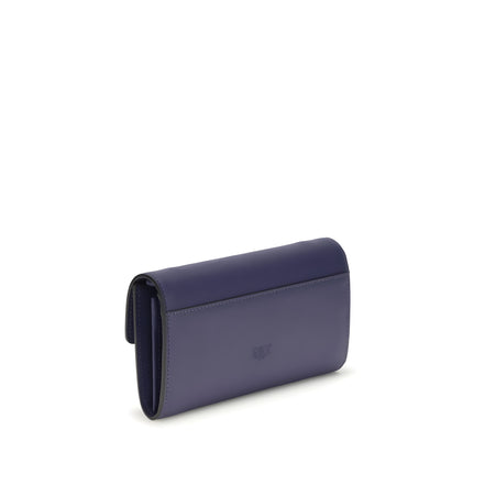 PINKO Blue Love One Chain Wallet