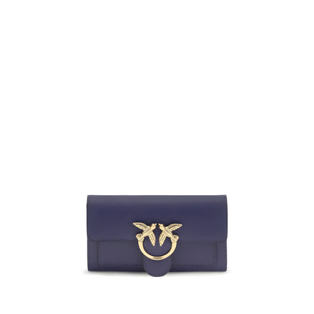PINKO Blue Love One Chain Wallet