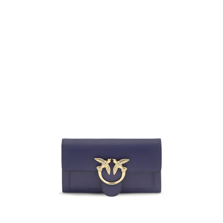PINKO Blue Love One Chain Wallet