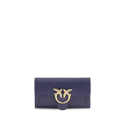 PINKO Blue Love One Chain Wallet