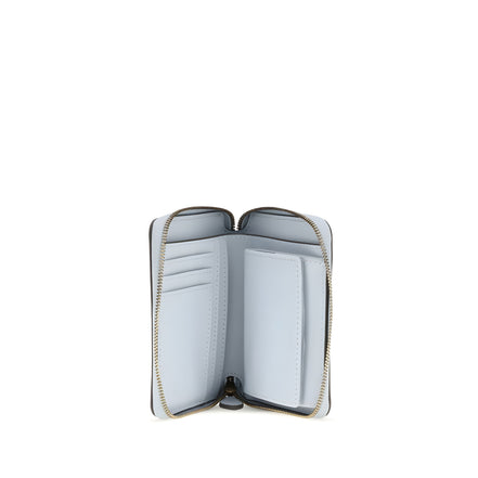 PINKO Blue Zip-Around Wallet